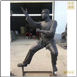 鑄銅關公 現代人物雕塑廠家