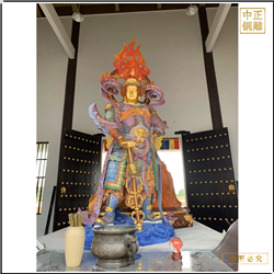 鑄銅關公 寺廟大型韋陀銅像