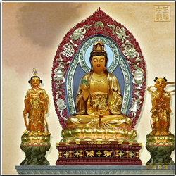 鑄銅關公 觀世音菩薩銅佛像