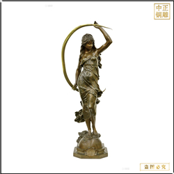 鑄銅關公 西方人物雕刻