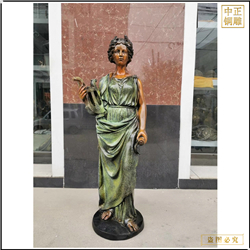 鑄銅關公 鑄銅西方人物雕塑廠家