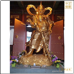 鑄銅關(guān)公 寺廟韋陀貼金價格