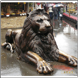 鑄銅關(guān)公 西方銅獅子