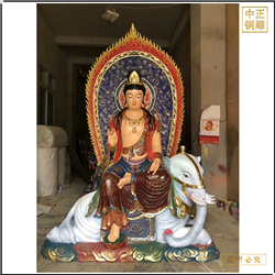 鑄銅關(guān)公 寺院廟宇文殊普賢雕塑