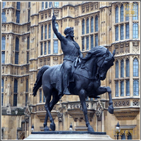 鑄銅關公 小區擺放銅馬雕塑