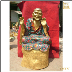 鑄銅關公 加工坐像鑄銅十八羅漢佛像