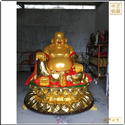 鑄銅關公 寺院大肚彌勒佛銅像