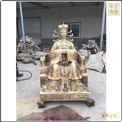 鑄銅關公 古代美女銅像