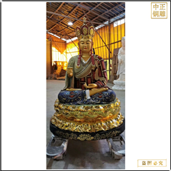 鑄銅關(guān)公 地藏王菩薩銅像廠(chǎng)家