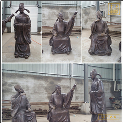 鑄銅關(guān)公 景區(qū)大型人物銅雕塑鑄造