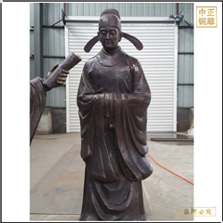 鑄銅關(guān)公 古代景觀(guān)人物銅雕塑