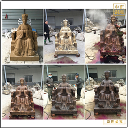 鑄銅關(guān)公 鑄造各種古代人物雕塑