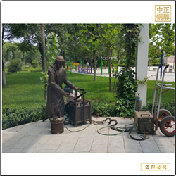 鑄銅關公 批發古代傳統人物雕像