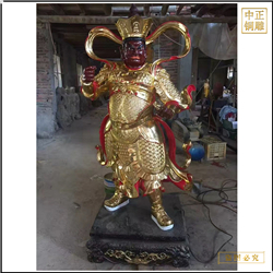 鑄銅關公 銅雕四大天王廠家批發