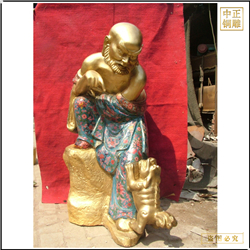 鑄銅關(guān)公 十八羅漢降龍羅漢佛像價(jià)格