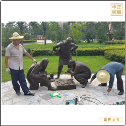 園林下鄉(xiāng)棋人物雕塑 園林下鄉(xiāng)棋人物雕塑