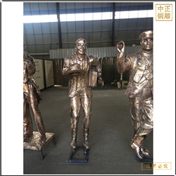 鑄銅關(guān)公 步行街音樂主題雕塑