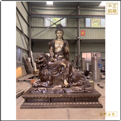 鑄銅關公 銅文殊普賢佛像