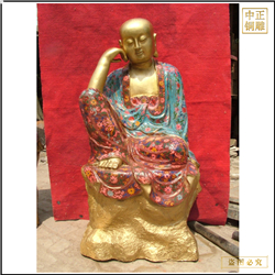 鑄銅十八羅漢雕塑 鑄銅十八羅漢雕塑