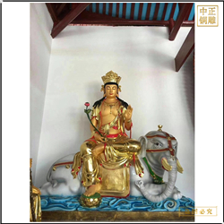 銷售寺廟文殊普賢菩薩銅佛像 銷售寺廟文殊普賢菩薩銅佛像