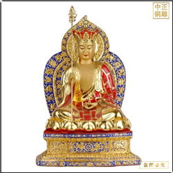 鑄銅關公 鎏金地藏王銅像工藝品