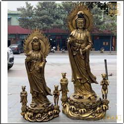 鑄銅關(guān)公 純銅觀音菩薩銅像報價