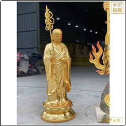 鑄銅關(guān)公 地藏王站像制作廠