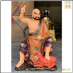 純銅十八羅漢金身佛像 純銅十八羅漢金身佛像