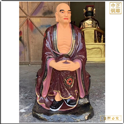 寺廟彩繪十八羅漢銅佛像批發 寺廟彩繪十八羅漢銅佛像批發