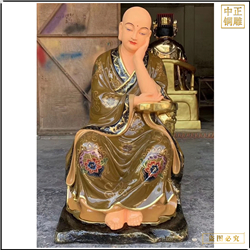 十八羅漢銅佛像生漆脫胎雕塑 十八羅漢銅佛像生漆脫胎雕塑