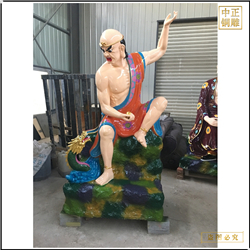 大型鑄銅十八羅漢佛像 大型鑄銅十八羅漢佛像