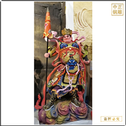 鑄銅關公 供應寺廟四大天王銅佛像站像