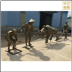 種地人物雕塑鑄造 種地人物雕塑鑄造