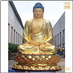 鑄銅關公 2米院釋迦牟尼佛銅像