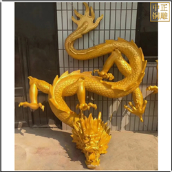 鑄銅關公 定做銅龍雕塑