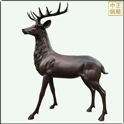室外大型銅鹿雕塑 室外大型銅鹿雕塑