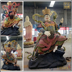 鑄銅關公 四大天王銅佛像定做