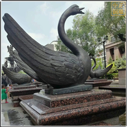 鑄銅關公 銅天鵝噴泉景觀雕塑