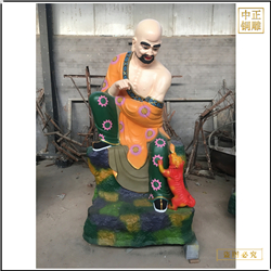 鑄銅關公 供應十八羅漢銅雕廠批發