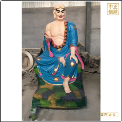 鑄銅關公 廠家批發十八羅漢佛像