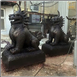 鑄銅關公 神獸銅獬豸動物雕塑