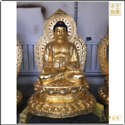 鑄銅關公 釋迦牟尼佛銅佛像