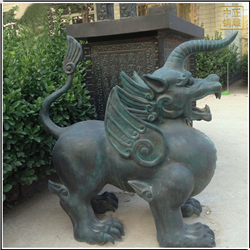 銅獬豸雕塑定制廠家 銅獬豸雕塑定制廠家