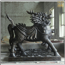 鑄銅關公 大型室外麒麟雕塑