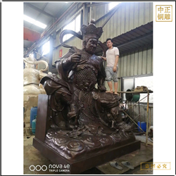 鑄銅關公 大型彩繪四大天王佛像