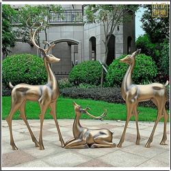 鑄銅關公 仿銅鹿雕塑價格