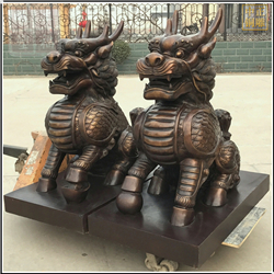 鑄銅關公 定制銅麒麟廠家