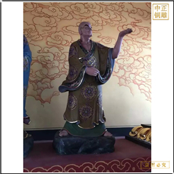 鑄銅關公 寺廟十八羅漢佛像制作