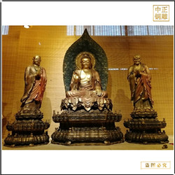 鑄銅關公 廠家供應釋迦牟尼佛銅佛像