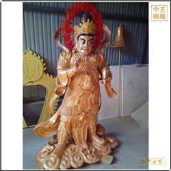 大型彩繪四大天王銅佛像 大型彩繪四大天王銅佛像